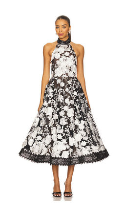 Bronx and Banco - Greta Bouquet Midi Dress