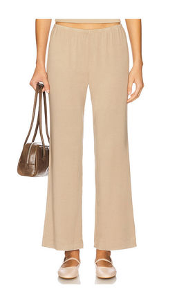 DONNI. - Baby Rib Scallop Contrast Pant