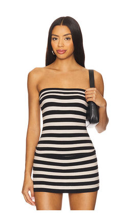 Frankies Bikinis - Sky Cloud Knit Strapless Top