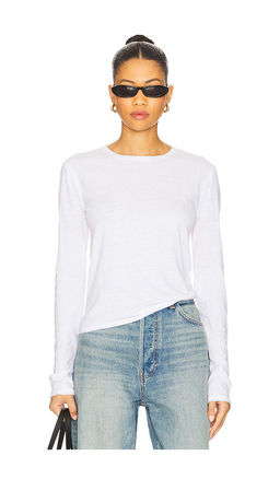 Free People - x We The Free Nova Tee Long Sleeve In Ivory