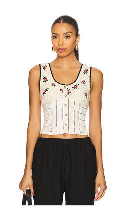Free People - Rose Bud Knit Top