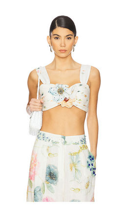 La Fuori - Blossom Belle Pleated Crop Top