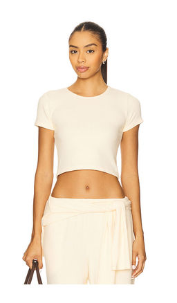 LESET - Lauren Crop Slim Fit Tee
