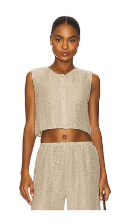 LESET - Stella Crewneck Vest Top