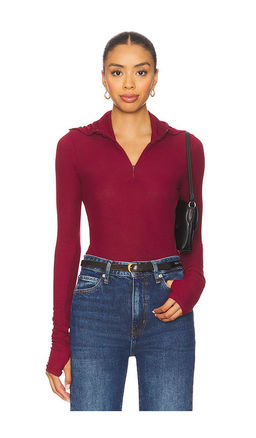 Michael Lauren - Jove Long Sleeve Half Zip Top