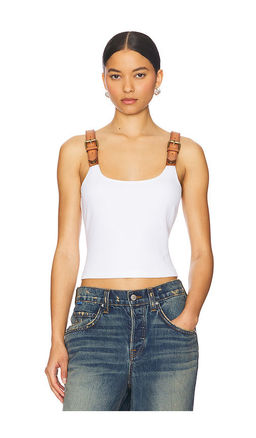 Monse - Leather Strap Tank Top