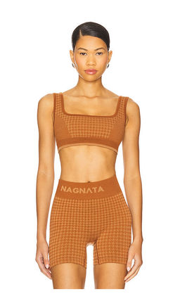 Nagnata - Houndstooth Wool Bralette