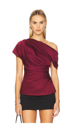 SIMKHAI - Phoebe Draped Top