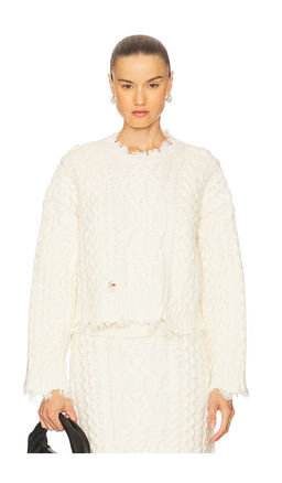 SIMKHAI - Feliz Cropped Sweater