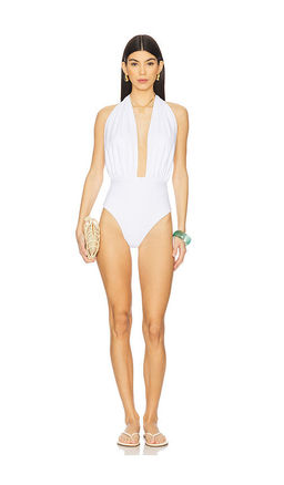 SKYLER SWIMWEAR - Plunge Neck One Piece