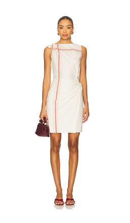 Vince - Handkerchief Stripe Wrap Dress