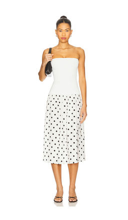 Weworewhat - x REVOLVE Ribbed Cotton Midi Dress