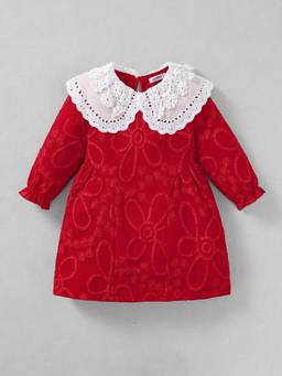 Hopscotch - Floral Lace Embroidery Dress