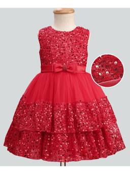 Mark & Mia - Red Sleeveless Party Dress