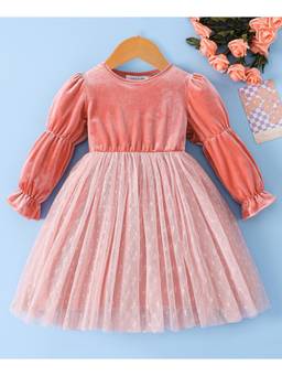 Mark & Mia - Pink 130 Girl Winter Dress
