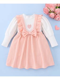 Mark & Mia - Peach 90 Girl Knee Length Dress