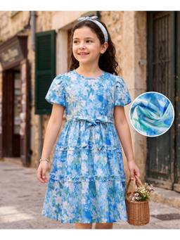 Mark & Mia - Blue Floral One Piece Dress