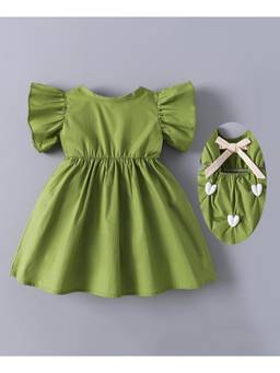 Mark & Mia - Green Solid One Piece Dress