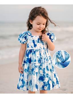 Mark & Mia - Blue Floral One Piece Dress