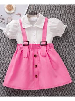 Mark & Mia - Pink Solid One Piece Dress
