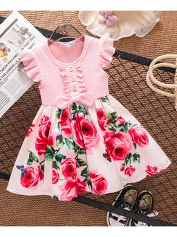 Mark & Mia - Pink Floral One Piece Dress