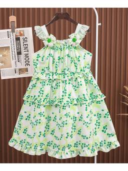 Mark & Mia - Green Floral One Piece Dress