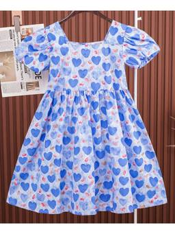 Mark & Mia - Blue Printed One Piece Dress