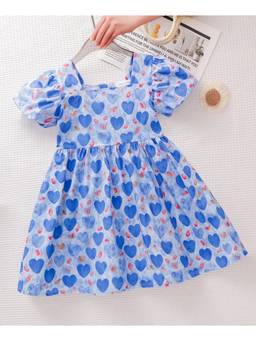 Mark & Mia - Blue Printed One Piece Dress