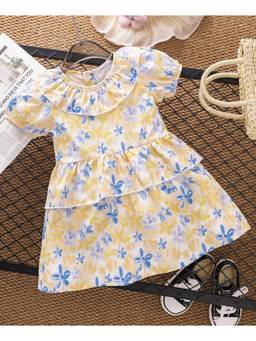 Mark & Mia - Yellow Floral One Piece Dress