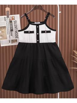 Mark & Mia - Black Colorblock One Piece Dress