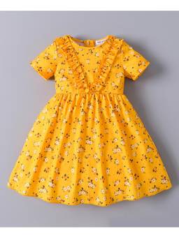 Mark & Mia - Yellow Floral One Piece Dress