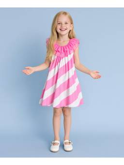 Mark & Mia - Pink Stripes One Piece Dress