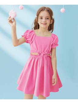 Mark & Mia - Pink Solid One Piece Dress
