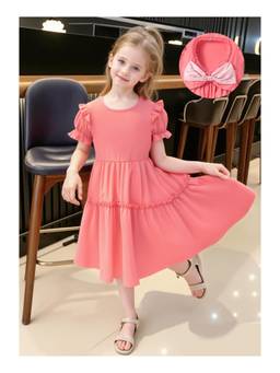 Mark & Mia - Pink Solid One Piece Dress