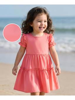 Mark & Mia - Pink Solid One Piece Dress
