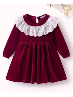 Mark & Mia - Maroon 80 Girl Winter Dress