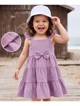 Mark & Mia - Girls Cap Sleeve Solid One Piece Dress
