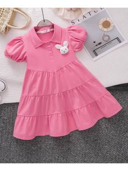 Mark & Mia - Pink Solid One Piece Dress