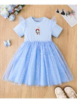 Mark & Mia - Blue 140 Girl Party Dress