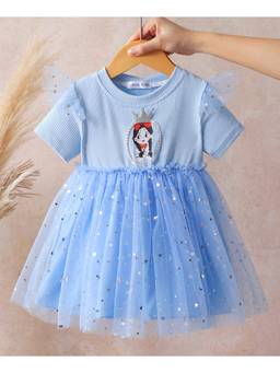 Mark & Mia - Blue 80 Girl Party Dress