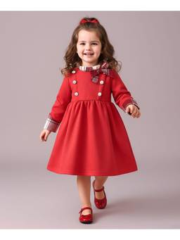 Mark & Mia - Red 80 Girl Knee Length Dress