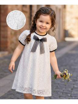 Mark & Mia - White Embroidered One Piece Dress
