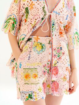 NOIB - Muti Coloured Deya Cotton Shorts