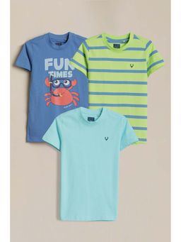 Allen Solly - Multi Print Crew Neck T-Shirt (Pack of 3)