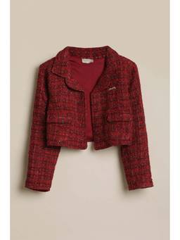 Allen Solly - Red Textured Jacket