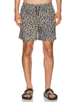ALLSAINTS - Swimshort Men's Drawstring Mesh-Lined Swimwear Grey
