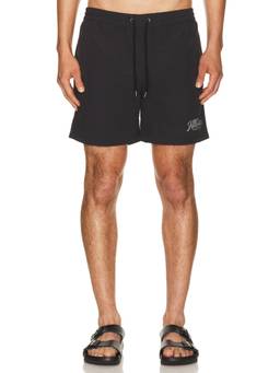 ALLSAINTS - Recycled Men's Drawstring Mesh-Lined Swimwear Black
