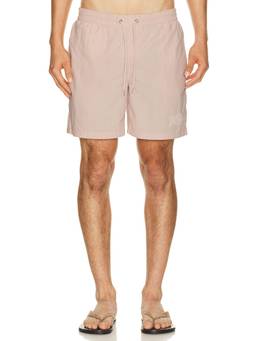 ALLSAINTS - Recycled Men's Drawstring Mesh Lined Swim Shorts Beige