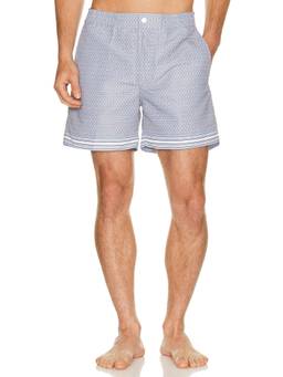CHE - Printed Men's Mesh Lined Swim Shorts Blue
