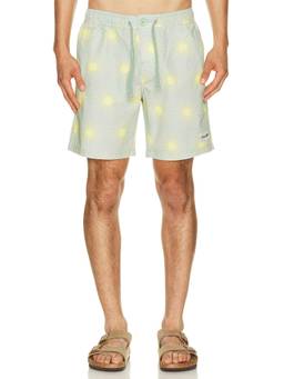 Critical Slide - Golden Hour 16 Men's Drawstring Button Fly Swimwear Green